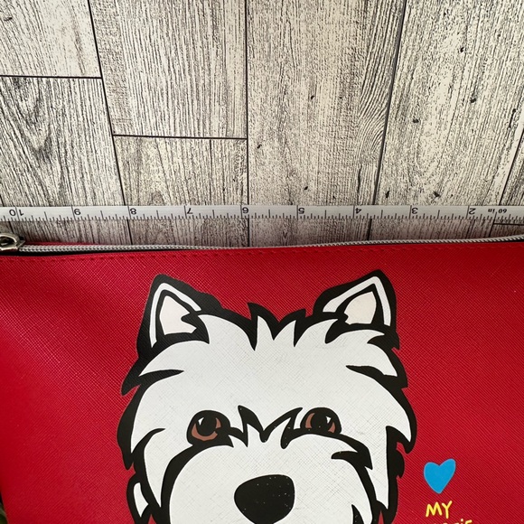 NWT Marc Tetro Westie Cosmetic Bag - Picture 8 of 9